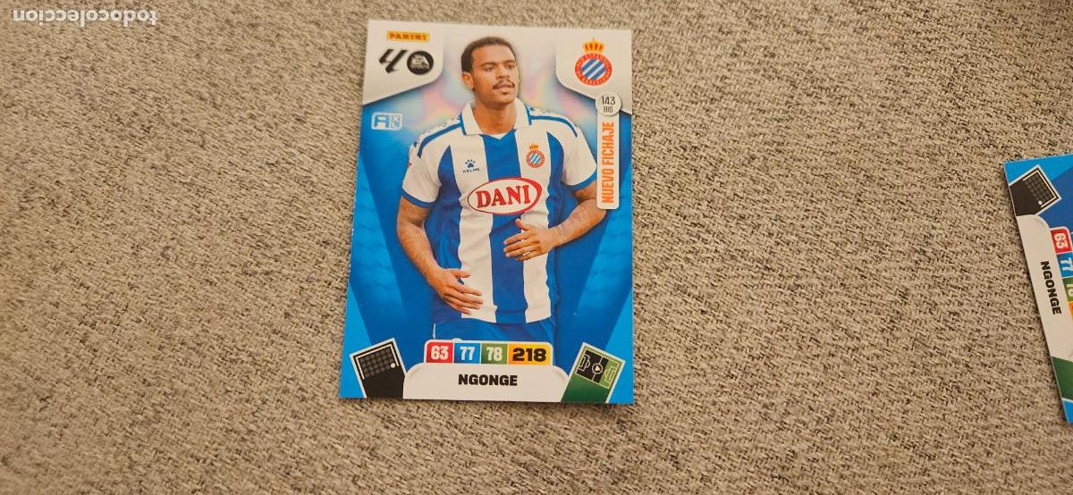 Football Stickers: adrenalyn 143 bis ngonge espa&ntilde;ol 2025 2026 25 26 trading card FICHAJE