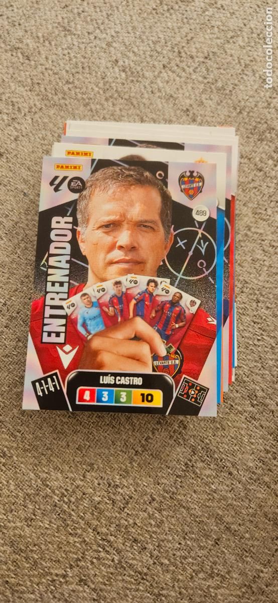 Football Stickers: adrenalyn489 luis castro levante 2025 2026 25 26 trading card