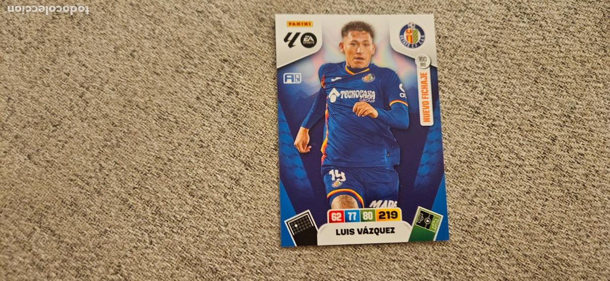 Football Stickers: adrenalyn 160 bis luis vazquez getafe 2025 2026 25 26 trading card FICHAJE