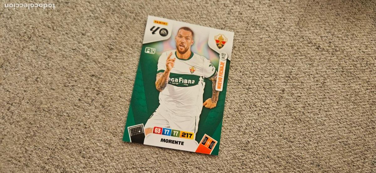 Football Stickers: adrenalyn 122 bis morente elche 2025 2026 25 26 trading card FICHAJE