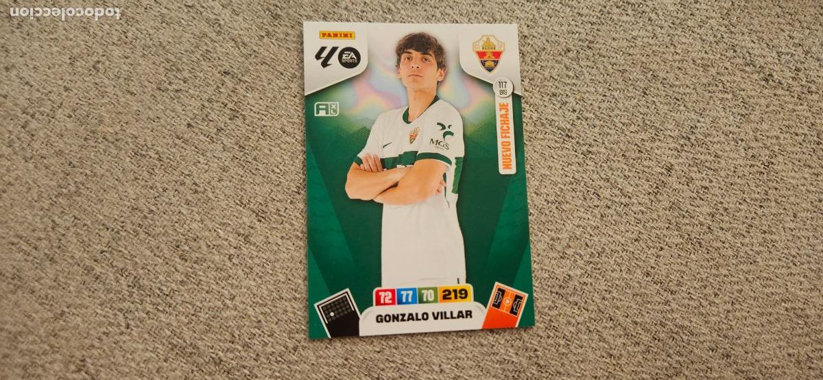 Football Stickers: adrenalyn 117 bis gonzalo villar elche 2025 2026 25 26 trading card FICHAJE