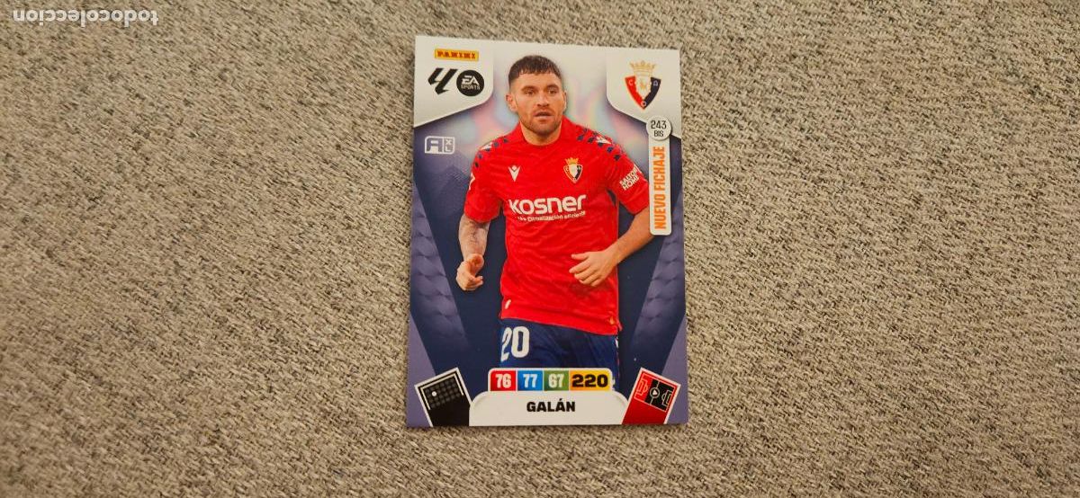 Football Stickers: adrenalyn 243 bis osasuna 2025 2026 25 26 trading card FICHAJE