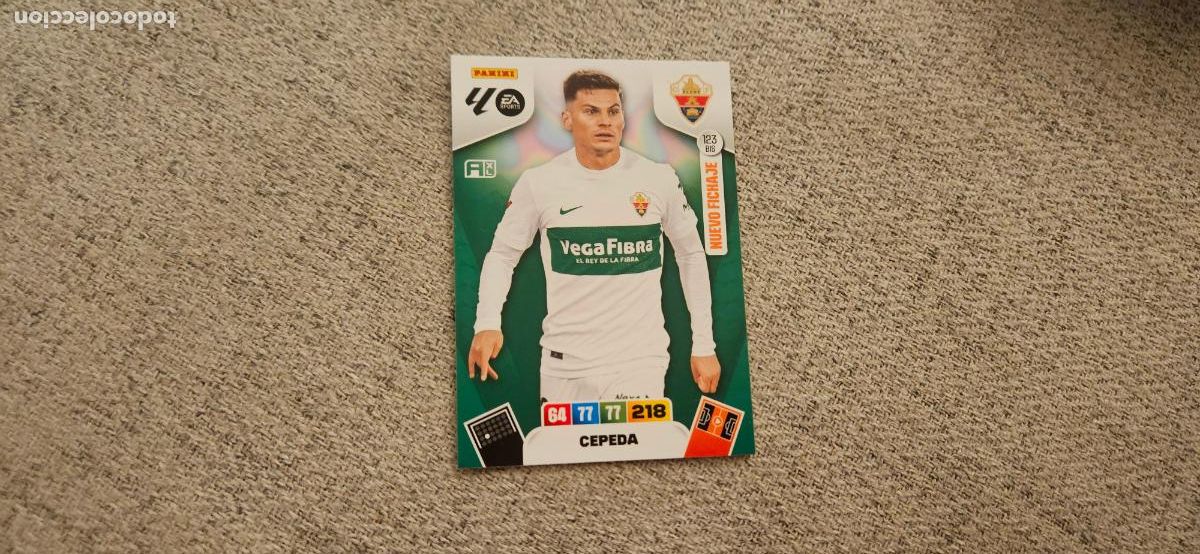 Football Stickers: adrenalyn 123 bis cepeda elche 2025 2026 25 26 trading card FICHAJE