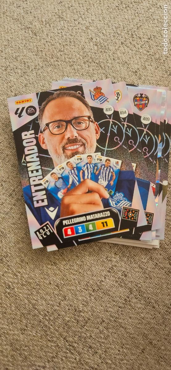 Cartes &agrave; collectionner de Football: adrenalyn 495 real sociedad matarazzo 2025 2026 25 26 trading card