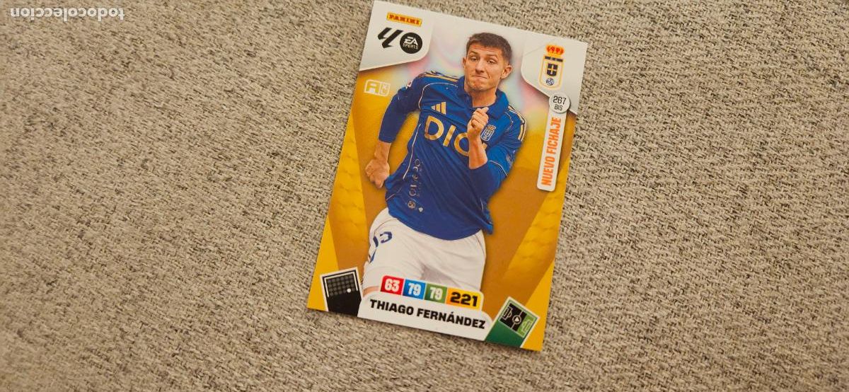 Cartes &agrave; collectionner de Football: adrenalyn 267 fernandez oviedo bis 2025 2026 25 26 trading card FICHAJE