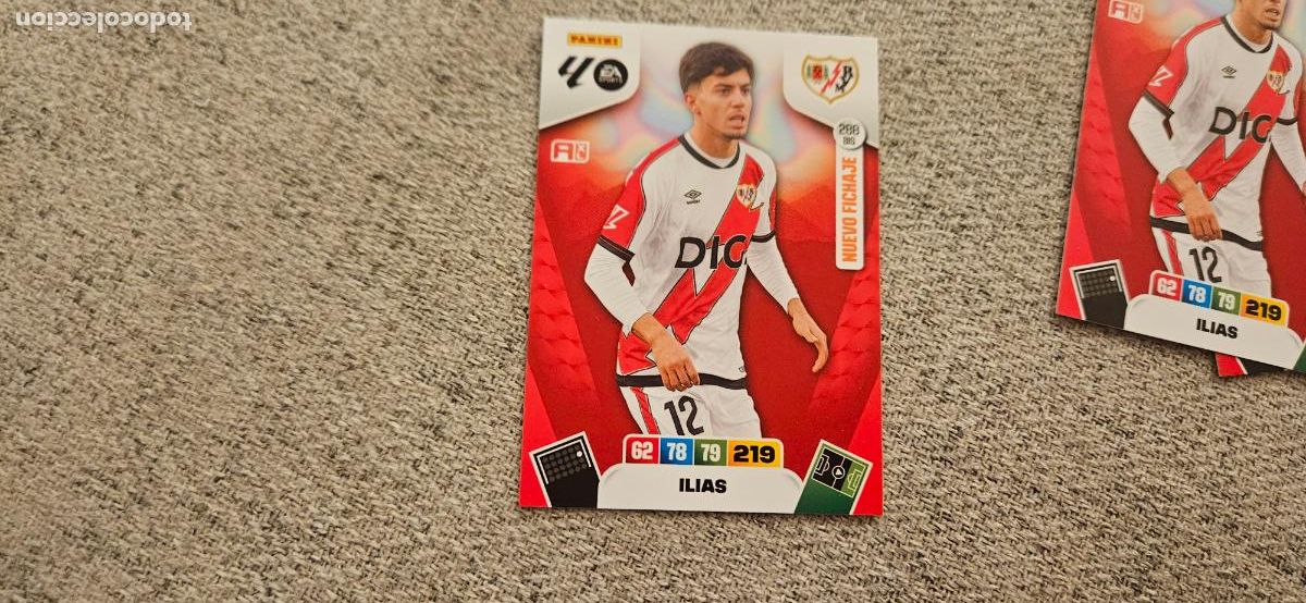 Cartes &agrave; collectionner de Football: adrenalyn 288 illias rayo vallecano 2025 2026 25 26 trading card FICHAJE