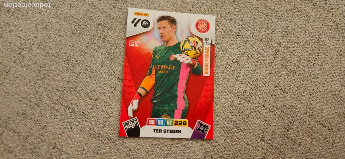 Cartes &agrave; collectionner de Football: adrenalyn 165 bis ter stegen girona 2025 2026 25 26 trading card FICHAJE