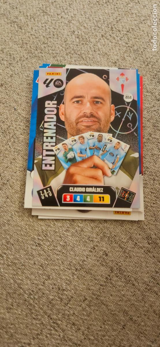 Cartes &agrave; collectionner de Football: adrenalyn 484 giraldez celta 2025 2026 25 26 trading card
