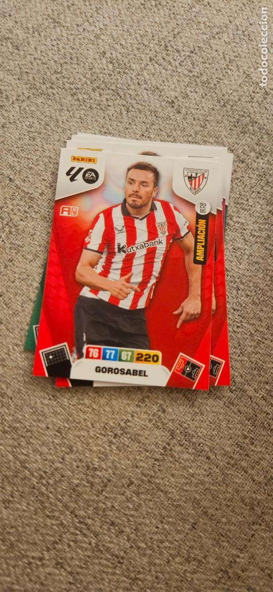 Cartes &agrave; collectionner de Football: adrenalyn gorosabel athletic de bilbao 22 bis 2025 2026 25 26 trading card FICHAJE