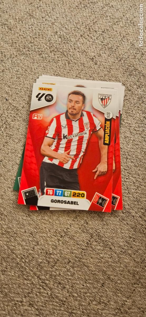 Cartes &agrave; collectionner de Football: adrenalyn gorosabel athletic de bilbao 22 bis 2025 2026 25 26 trading card FICHAJE