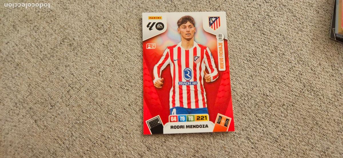 Cartes &agrave; collectionner de Football: adrenalyn 48 bis mendoza atletico de madrid 2025 2026 25 26 trading card FICHAJE