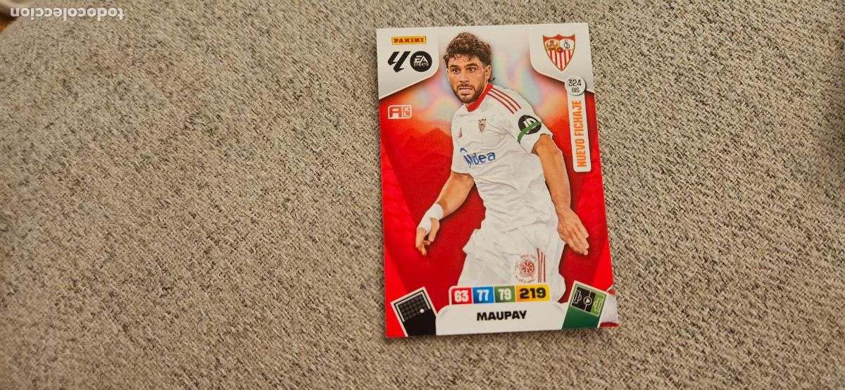 Cartes &agrave; collectionner de Football: adrenalyn 324 maupay sevilla bis 2025 2026 25 26 trading card FICHAJE