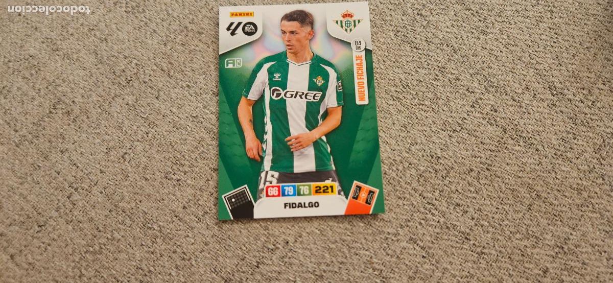 Cartes &agrave; collectionner de Football: adrenalyn fidalgo 84 bis betis 2025 2026 25 26 trading card FICHAJE