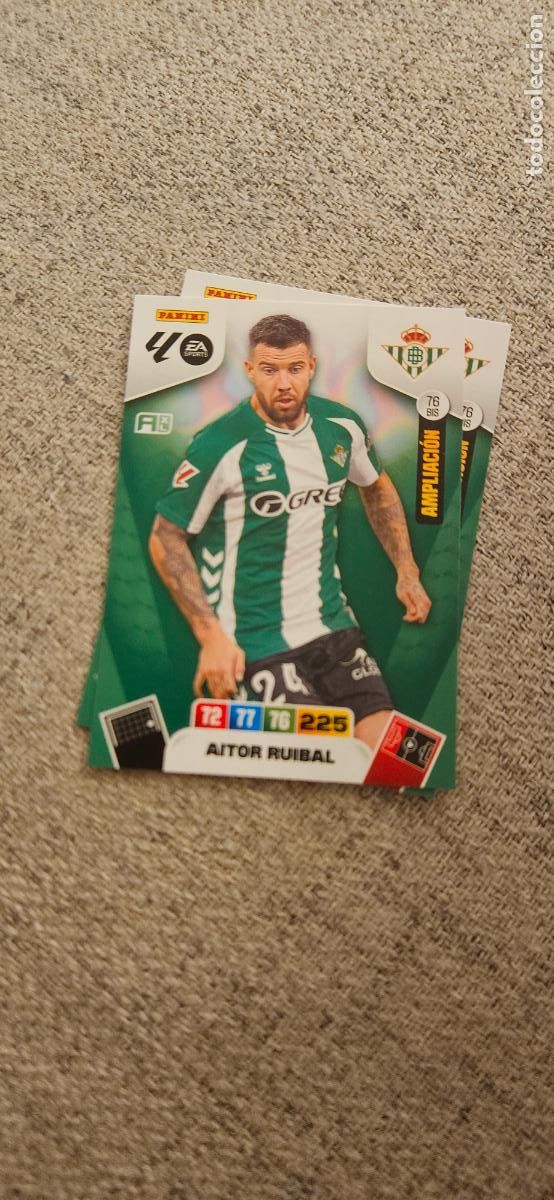 Cartes &agrave; collectionner de Football: adrenalyn betis 76 bis rubial 2025 2026 25 26 trading card FICHAJE