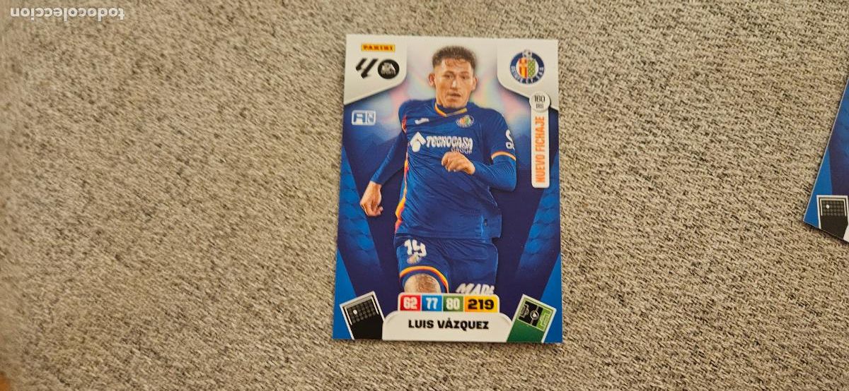 Cartes &agrave; collectionner de Football: adrenalyn 160 bis luis vazquez getafe 2025 2026 25 26 trading card FICHAJE