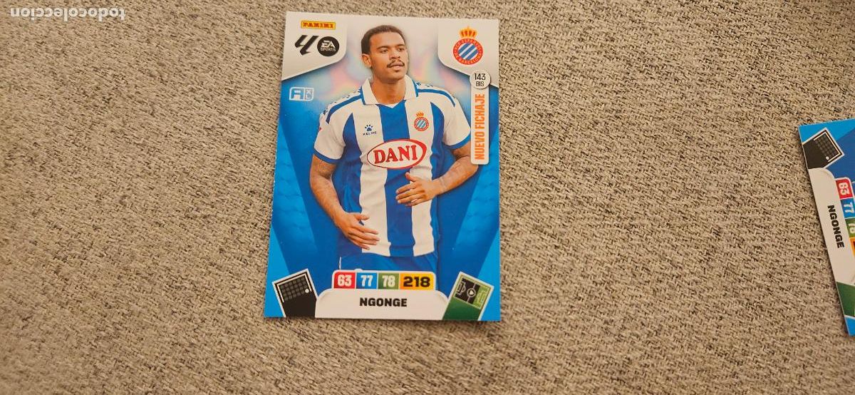 Cartes &agrave; collectionner de Football: adrenalyn 143 bis ngonge espa&ntilde;ol 2025 2026 25 26 trading card FICHAJE