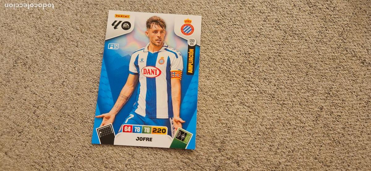 Cartes &agrave; collectionner de Football: adrenalyn jofre 139 bis espa&ntilde;ol 2025 2026 25 26 trading card FICHAJE