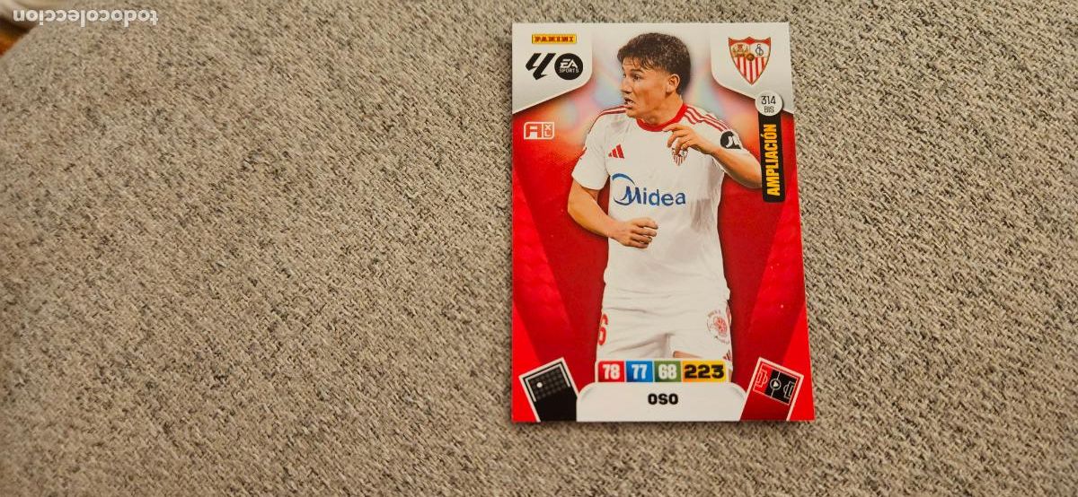 Cartes &agrave; collectionner de Football: adrenalyn oso 314 bis sevilla 2025 2026 25 26 trading card FICHAJE