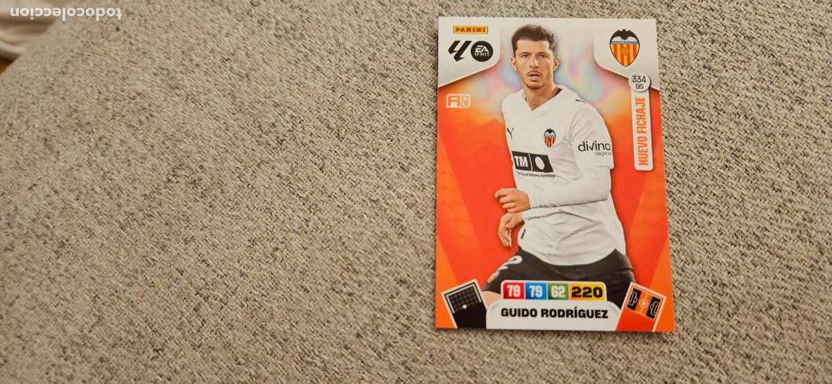 Cartes &agrave; collectionner de Football: adrenalyn 334 rodriguez valencia bis 2025 2026 25 26 trading card FICHAJE