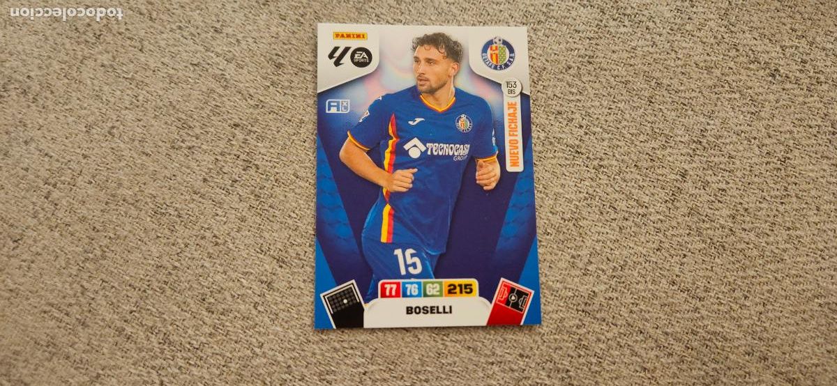 Cartes &agrave; collectionner de Football: adrenalyn 153 bis boselli getafe 2025 2026 25 26 trading card FICHAJE