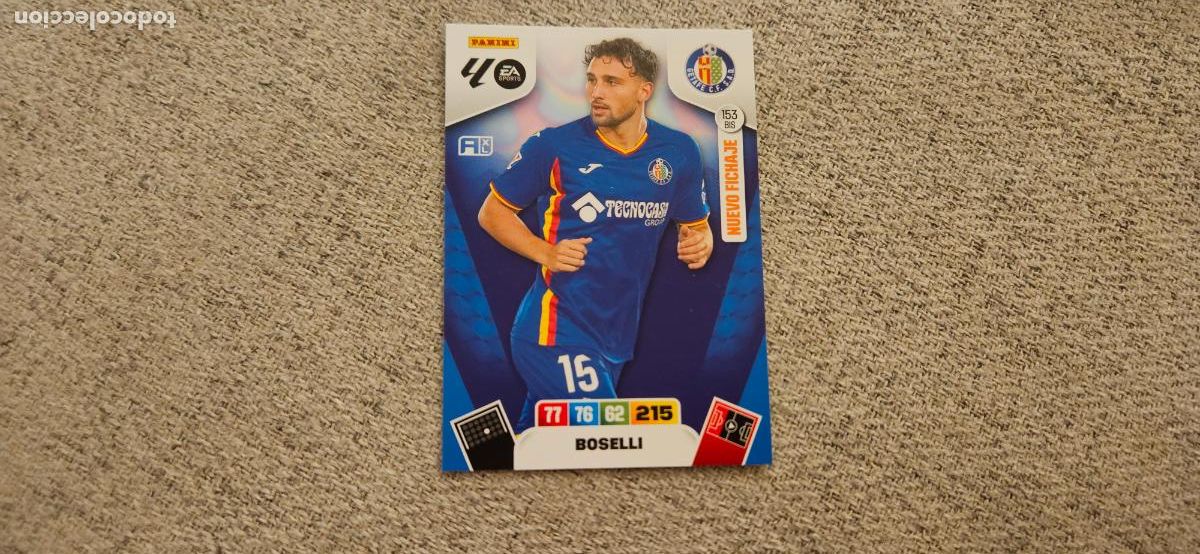 Cartes &agrave; collectionner de Football: adrenalyn 153 bis boselli getafe 2025 2026 25 26 trading card FICHAJE