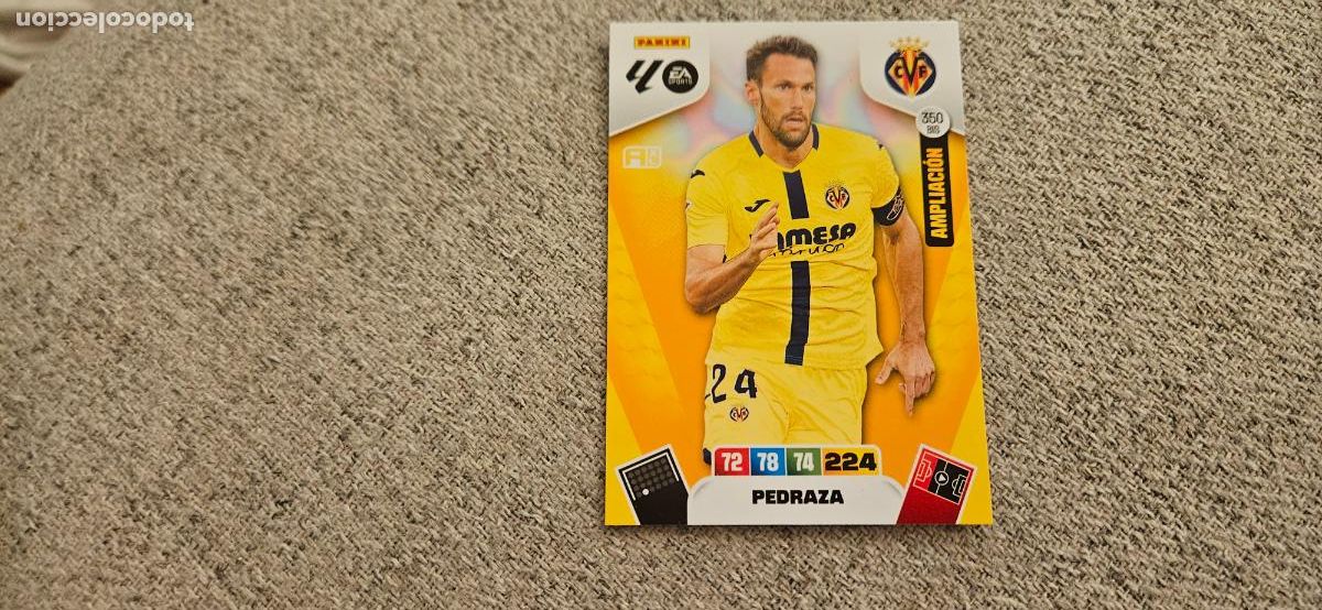 Cartes &agrave; collectionner de Football: adrenalyn 350 pedraza villarreal 2025 2026 25 26 trading card FICHAJE