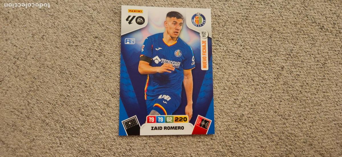 Cartes &agrave; collectionner de Football: adrenalyn 152 bis romero getafe 2025 2026 25 26 trading card FICHAJE