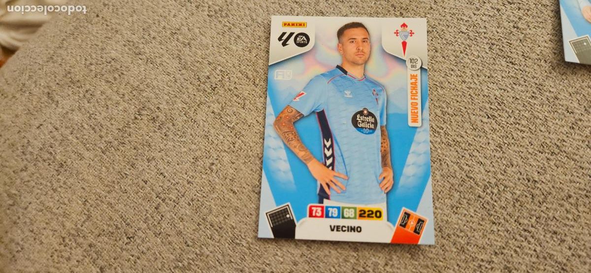 Cartes &agrave; collectionner de Football: adrenalyn vecino 102 bis celta 2025 2026 25 26 trading card FICHAJE