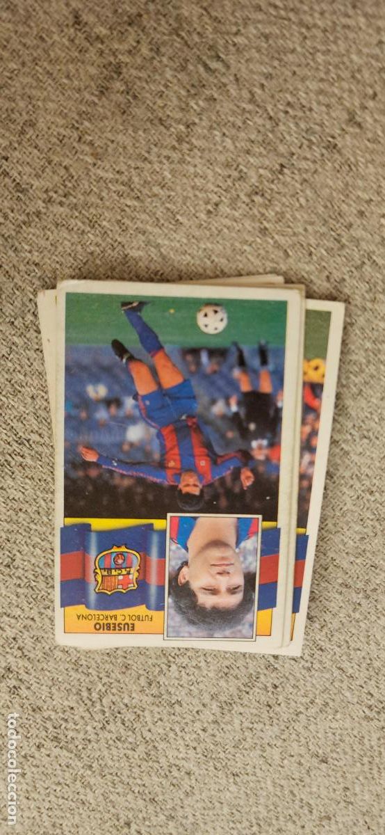 Cartes &agrave; collectionner de Football: barcelona eusebio este 1990 1991 90 91 despegado