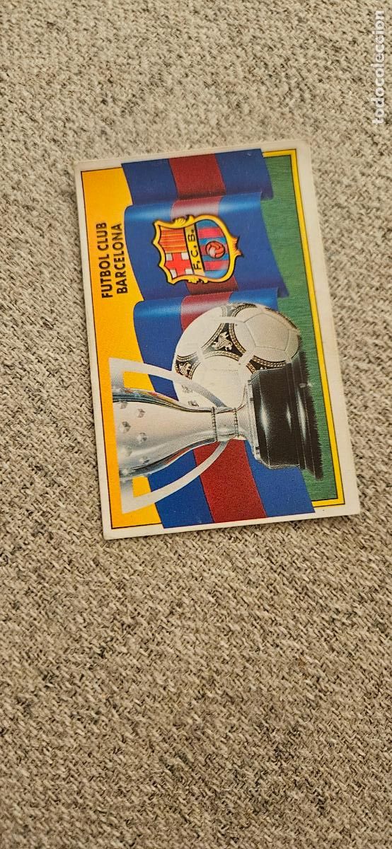 Cromos de F&uacute;tbol: barcelona escudo este 1990 1991 90 91 despegado