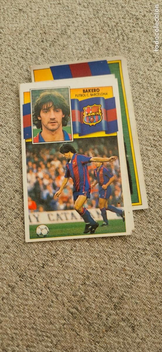 Cromos de F&uacute;tbol: barcelona bakero este 1990 1991 90 91 despegado