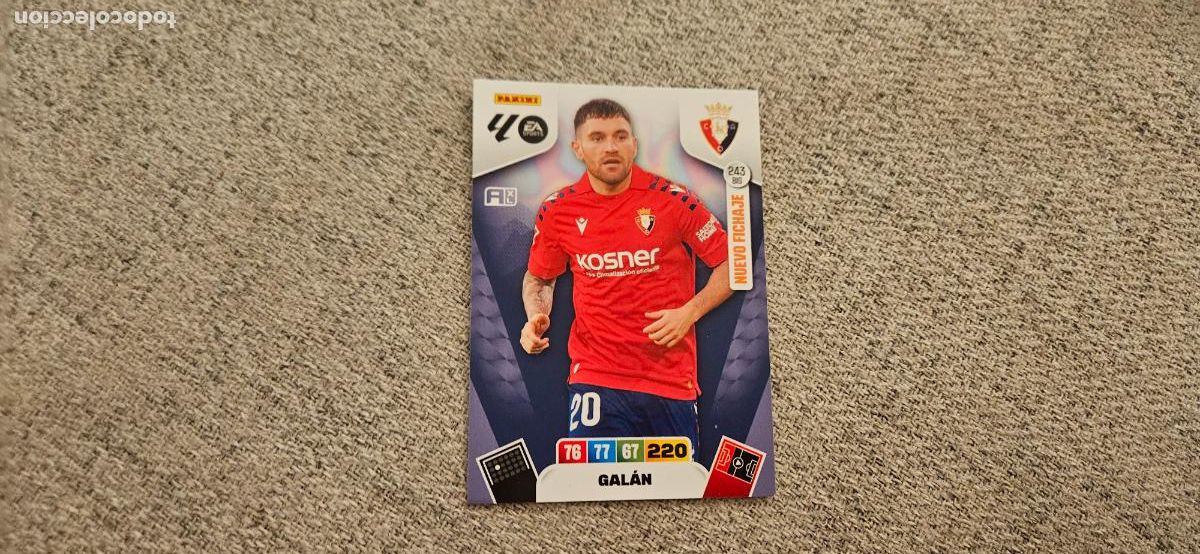 Cromos de F&uacute;tbol: adrenalyn 243 bis osasuna 2025 2026 25 26 trading card FICHAJE