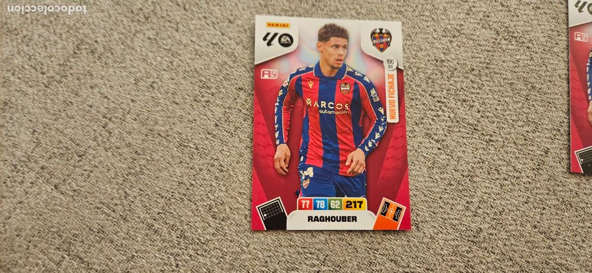 Cromos de F&uacute;tbol: adrenalyn 190 bis raghouber levante 2025 2026 25 26 trading card FICHAJE