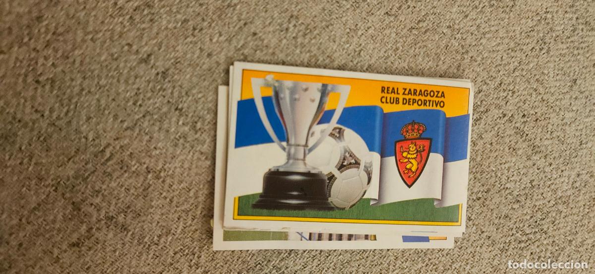 Cromos de F&uacute;tbol: zaragoza escudo este 1990 1991 90 91 despegado