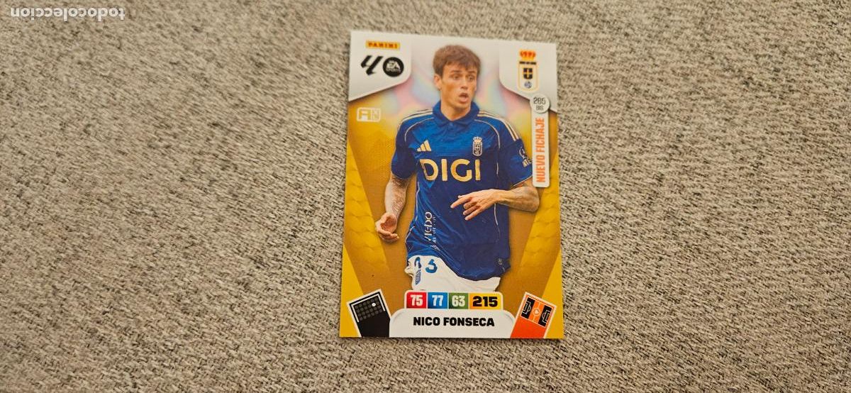 Figurine di Calcio: adrenalyn 265 fonseca oviedo 2025 2026 25 26 trading card FICHAJE