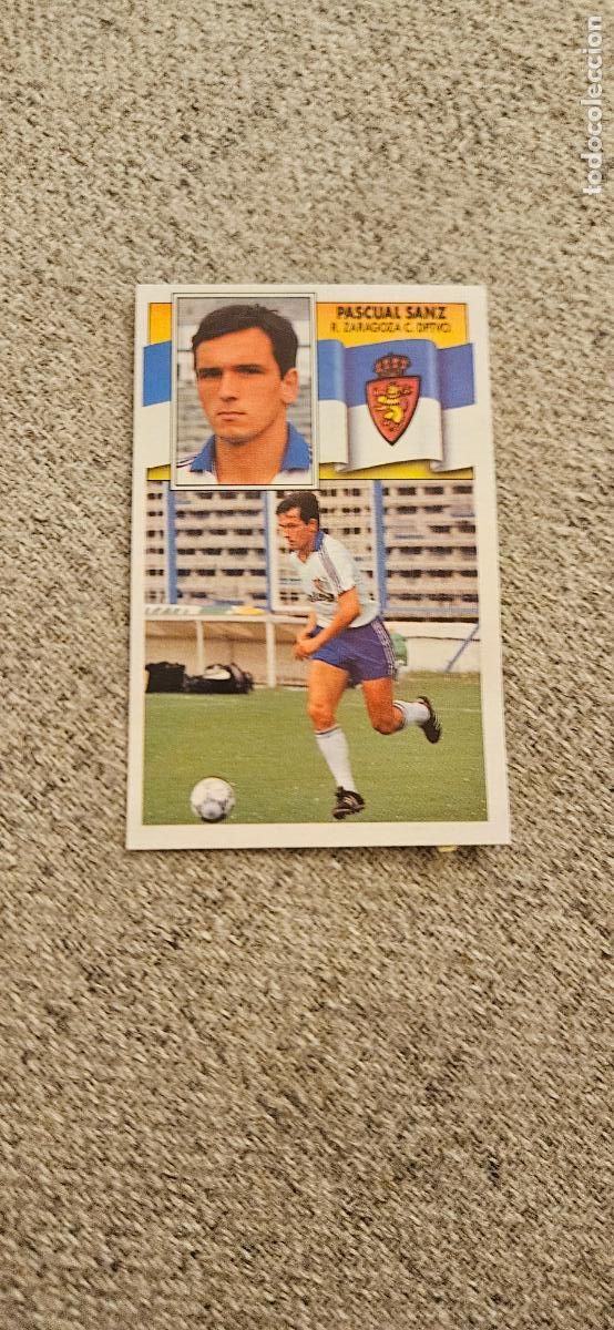 Cromos de F&uacute;tbol: zaragozasanz este 1990 1991 90 91 despegado