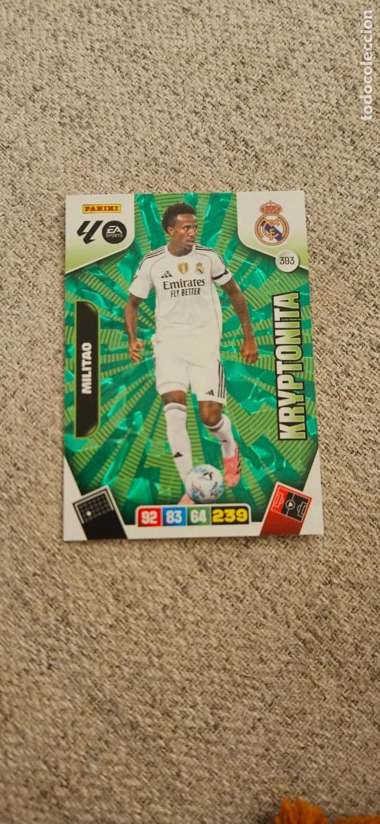 Football Stickers: kryptonita 383 real madrid militao adrenalyn 2025 2026 25 26 trading card