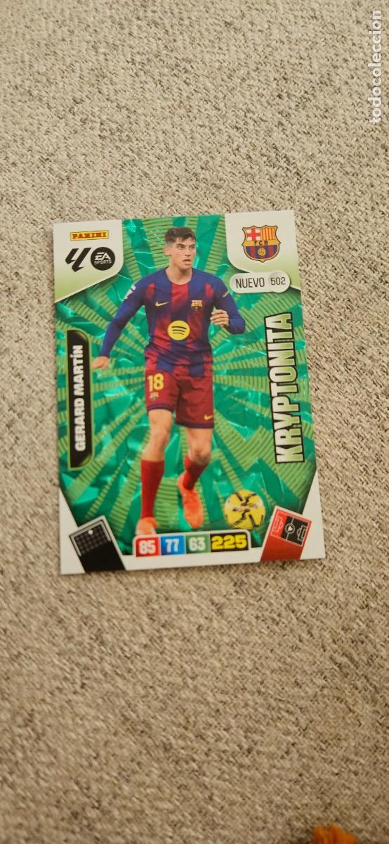 Football Stickers: kryptonita 502 martin barcelona adrenalyn 2025 2026 25 26 trading card
