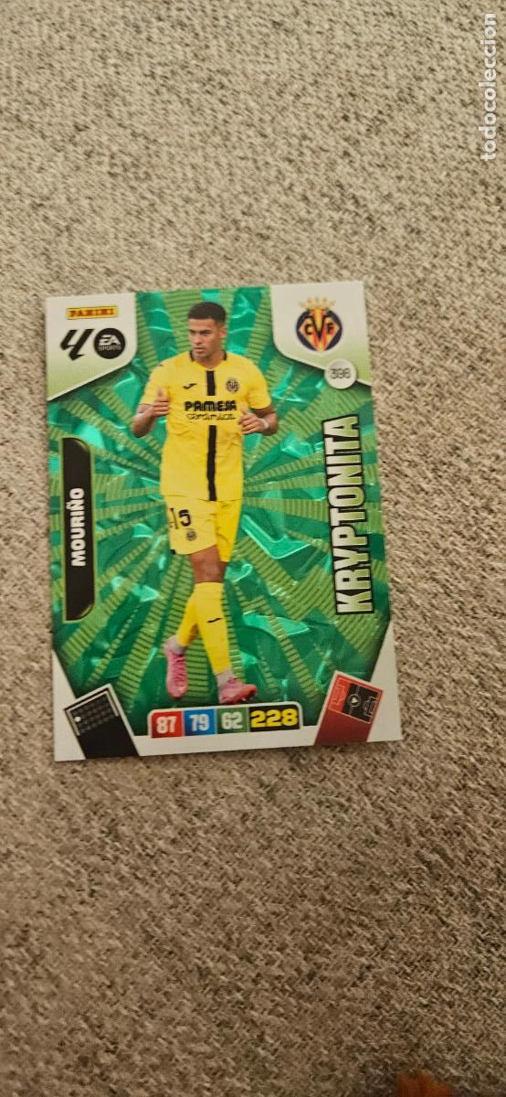 Football Stickers: kryptonita 396 mouri&ntilde;o villarreal adrenalyn 2025 2026 25 26 trading card