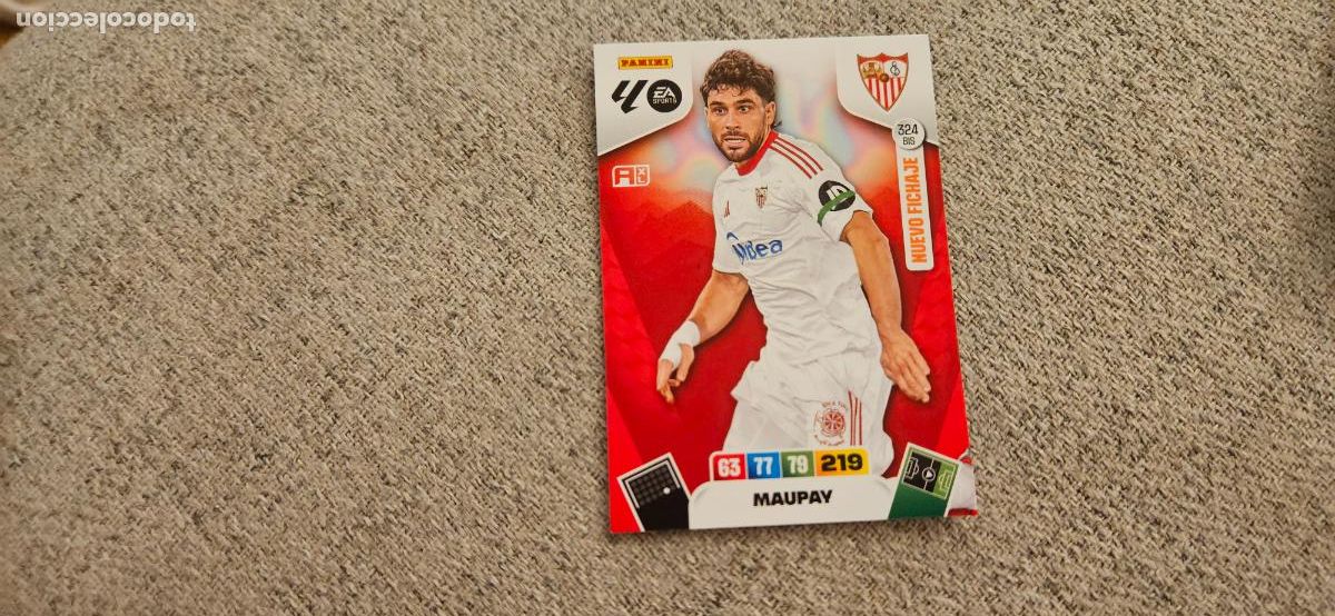 Football Stickers: adrenalyn 324 maupay sevilla bis 2025 2026 25 26 trading card FICHAJE