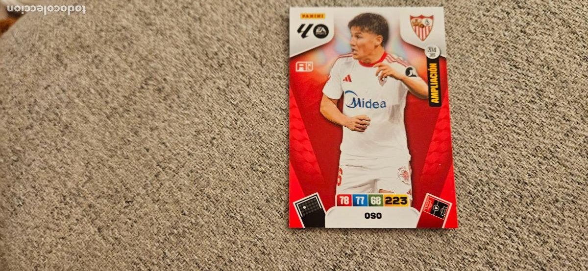 Football Stickers: adrenalyn oso 314 bis sevilla 2025 2026 25 26 trading card FICHAJE