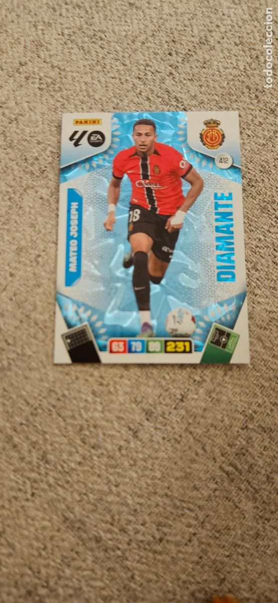 Football Stickers: diamante 412 joseph mallorca adrenalyn 2025 2026 25 26 trading card