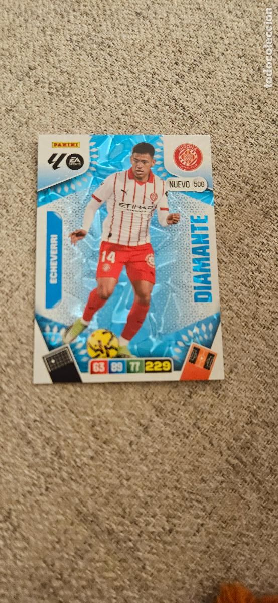 Cartes &agrave; collectionner de Football: diamante 506 echeverri girona adrenalyn 2025 2026 25 26 trading card
