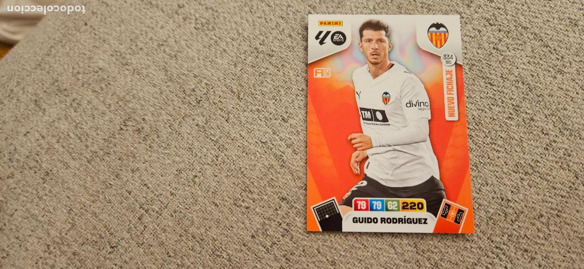Cartes &agrave; collectionner de Football: adrenalyn 334 rodriguez valencia bis 2025 2026 25 26 trading card FICHAJE
