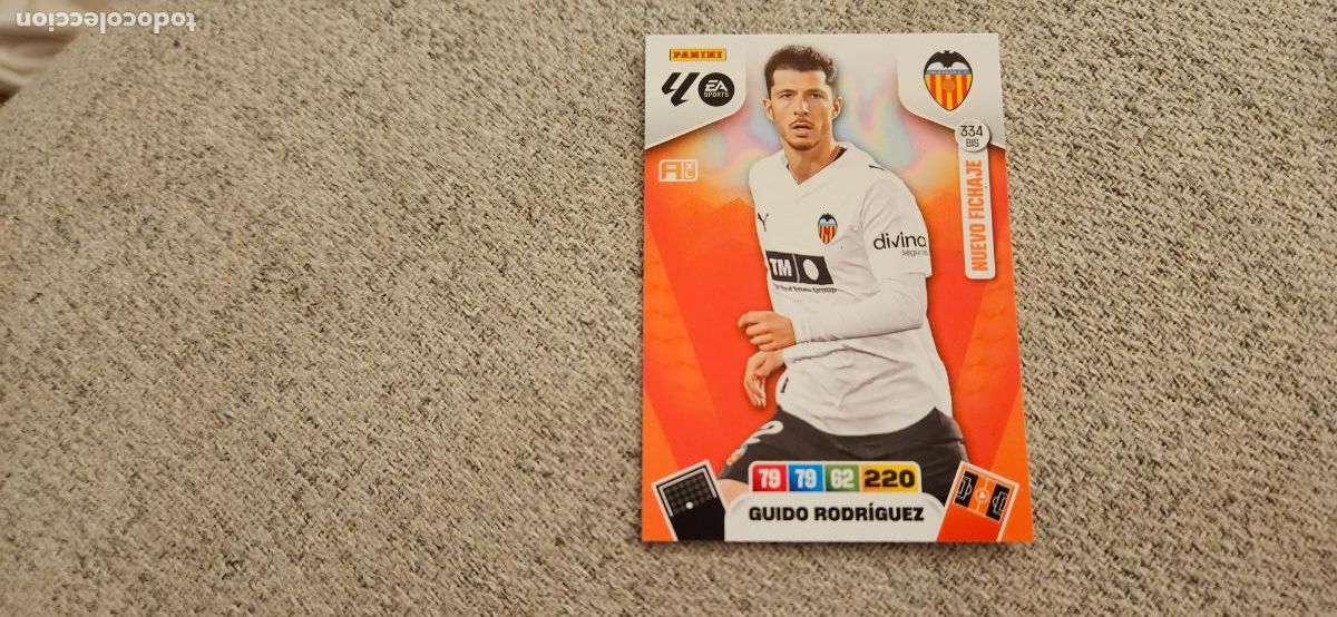 Cartes &agrave; collectionner de Football: adrenalyn 334 rodriguez valencia bis 2025 2026 25 26 trading card FICHAJE