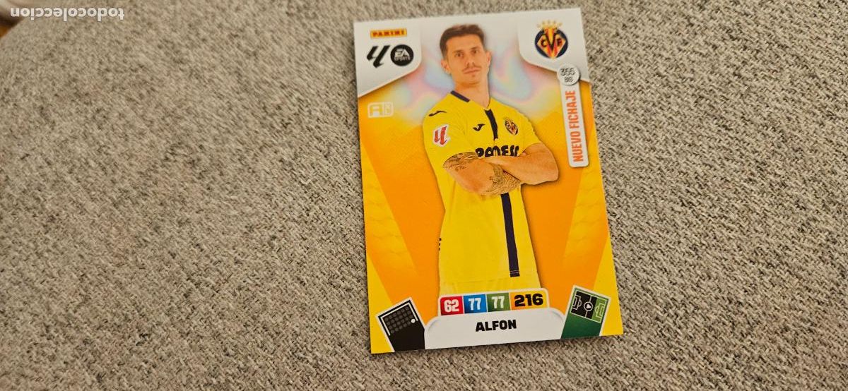 Cartes &agrave; collectionner de Football: adrenalyn 355 bis alfon villarreal 2025 2026 25 26 trading card FICHAJE