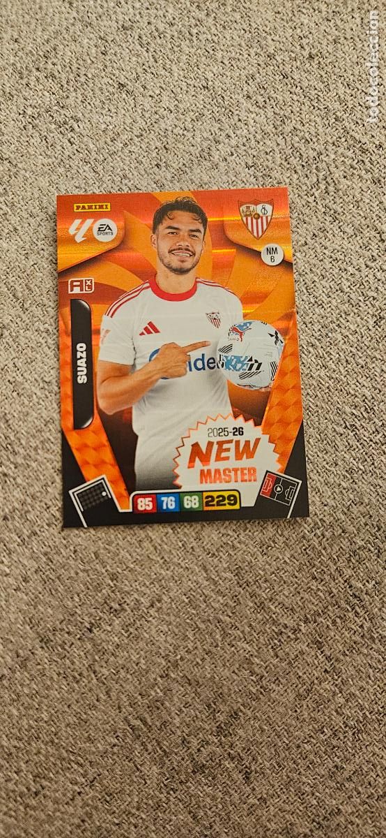 Cartes &agrave; collectionner de Football: new master 8 suazo sevilla adrenalyn 2025 2026 25 26 trading card