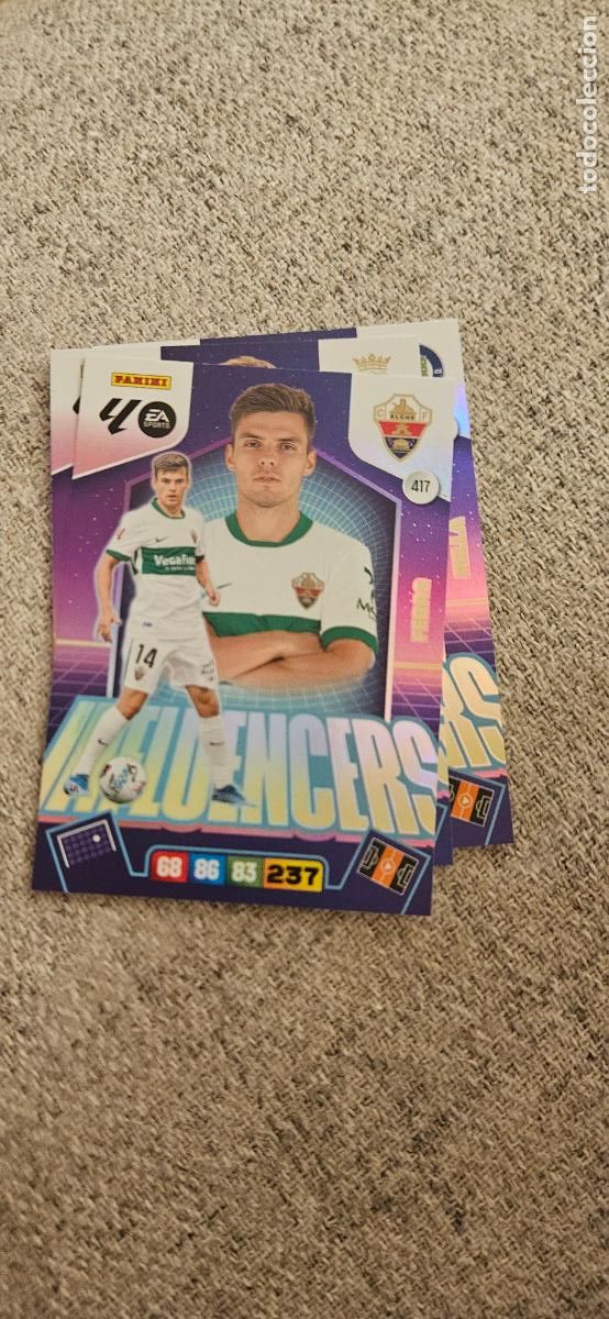 Cartes &agrave; collectionner de Football: influencers 417 febas elche adrenalyn 2025 2026 25 26 trading card