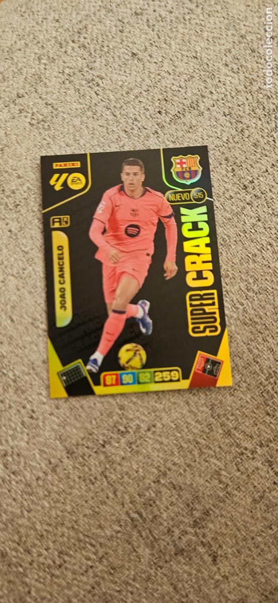Cartes &agrave; collectionner de Football: super crack cancelo 515 barcelona adrenalyn 2025 2026 25 26 trading card
