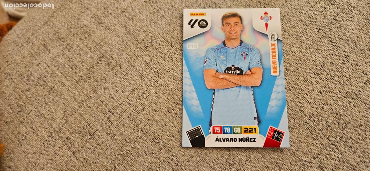 Cartes &agrave; collectionner de Football: adrenalyn alvaro nu&ntilde;ez celta 94 bis 2025 2026 25 26 trading card FICHAJE
